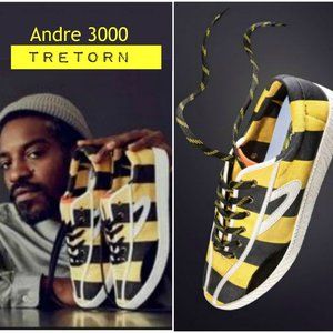 Andre 3000 Benjamin Rugby Stripe Nylite Sneakers